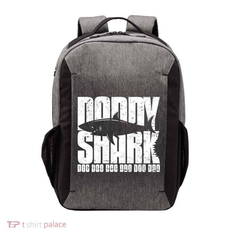 Daddy Shark Doo Doo Doo Vector Backpack