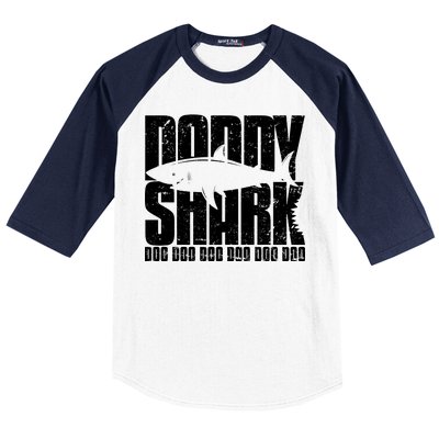 Daddy Shark Doo Doo Doo Baseball Sleeve Shirt