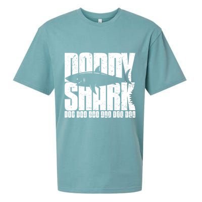 Daddy Shark Doo Doo Doo Sueded Cloud Jersey T-Shirt