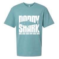 Daddy Shark Doo Doo Doo Sueded Cloud Jersey T-Shirt