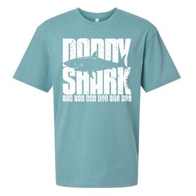 Daddy Shark Doo Doo Doo Sueded Cloud Jersey T-Shirt