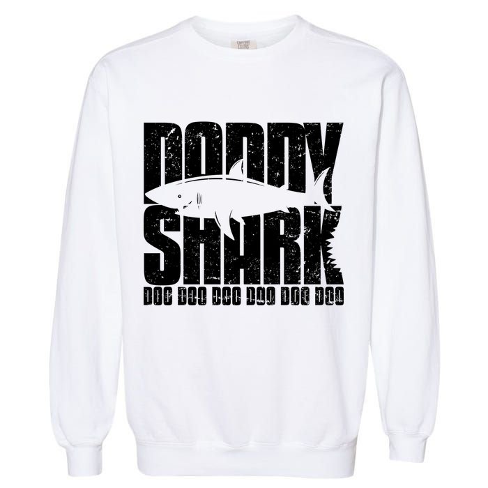 Daddy Shark Doo Doo Doo Garment-Dyed Sweatshirt