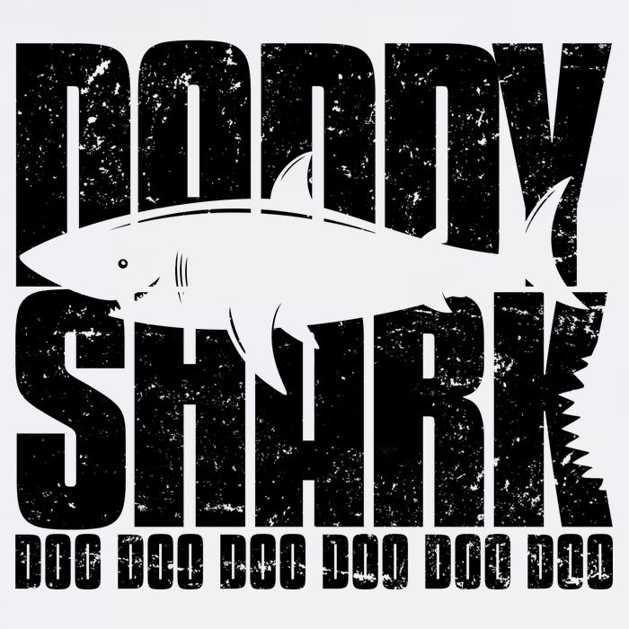 Daddy Shark Doo Doo Doo Garment-Dyed Sweatshirt
