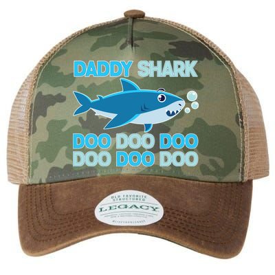 Daddy Shark Doo Doo Doo Funny Legacy Tie Dye Trucker Hat