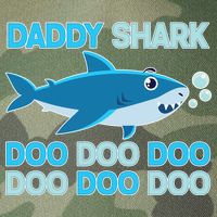 Daddy Shark Doo Doo Doo Funny Legacy Tie Dye Trucker Hat