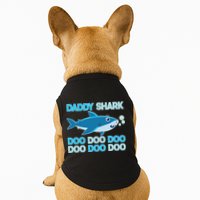 Daddy Shark Doo Doo Doo Funny Doggie Tank