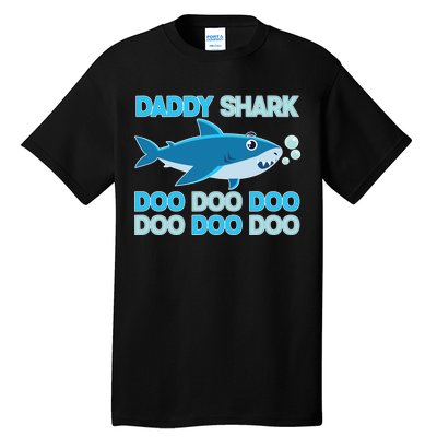 Daddy Shark Doo Doo Doo Funny Tall T-Shirt