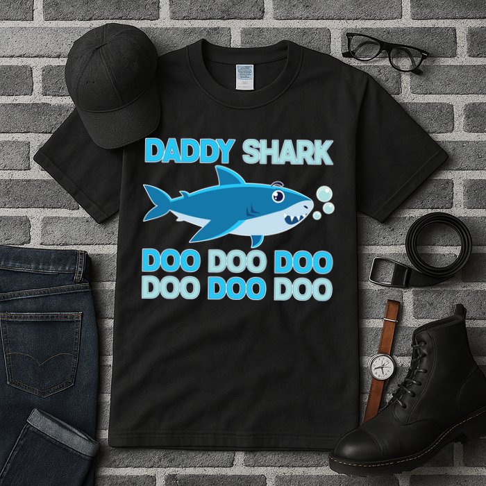 Daddy Shark Doo Doo Doo Funny Tall T-Shirt