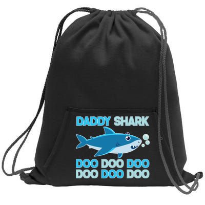 Daddy Shark Doo Doo Doo Funny Sweatshirt Cinch Pack Bag