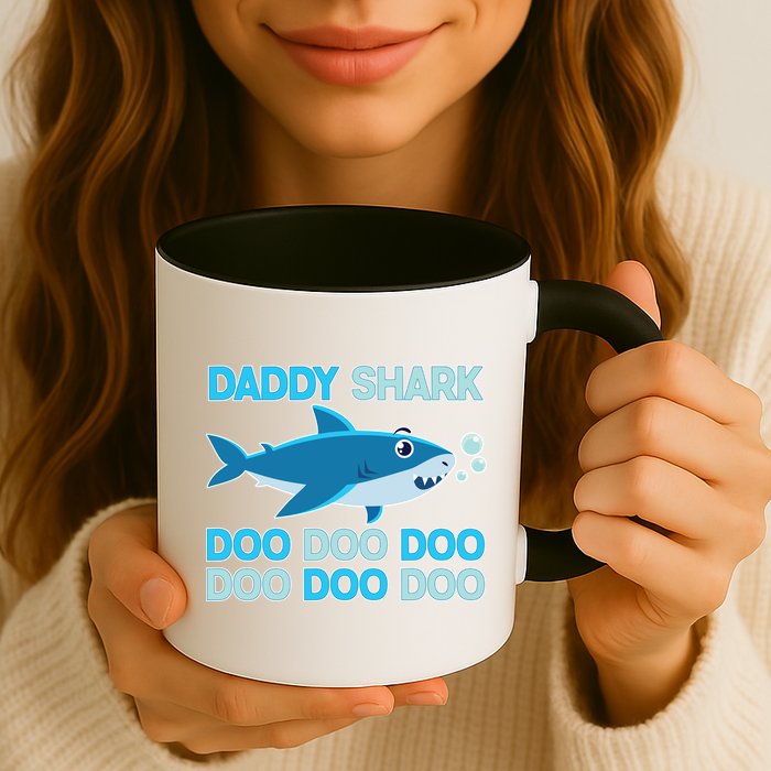 Daddy Shark Doo Doo Doo Funny Coffee Mug