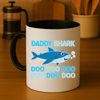 Daddy Shark Doo Doo Doo Funny Coffee Mug