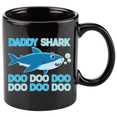 Daddy Shark Doo Doo Doo Funny 11oz C Handle Ceramic Mug