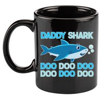 Daddy Shark Doo Doo Doo Funny 11oz C Handle Ceramic Mug