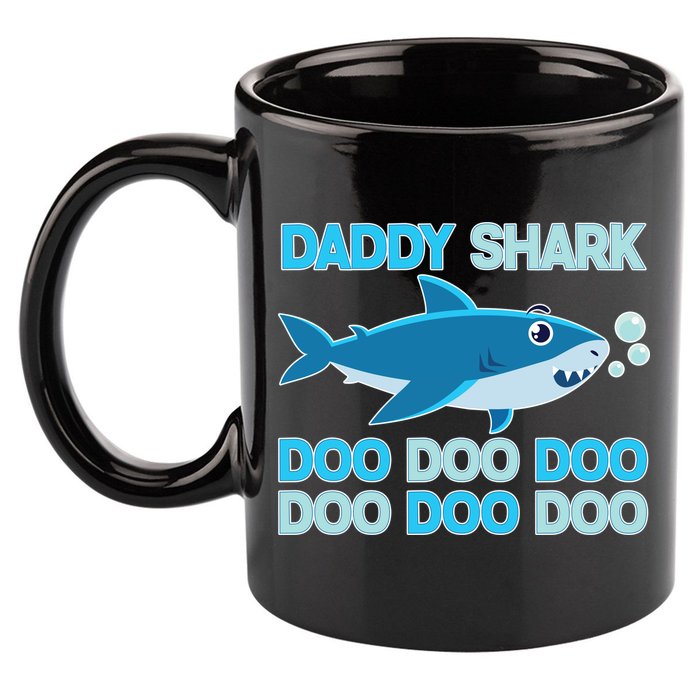 Daddy Shark Doo Doo Doo Funny 11oz C Handle Ceramic Mug