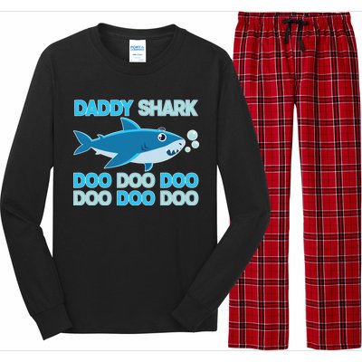 Daddy Shark Doo Doo Doo Funny Long Sleeve Pajama Set