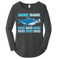 Daddy Shark Doo Doo Doo Funny Women's Perfect Tri Tunic Long Sleeve Shirt