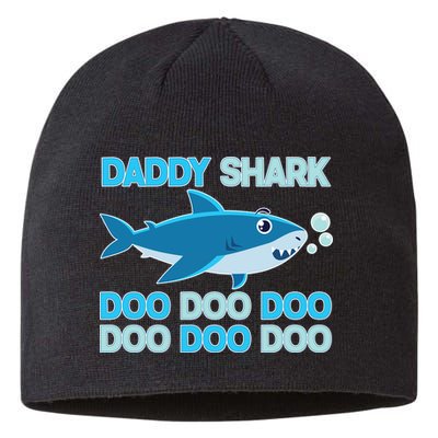 Daddy Shark Doo Doo Doo Funny Sustainable Beanie