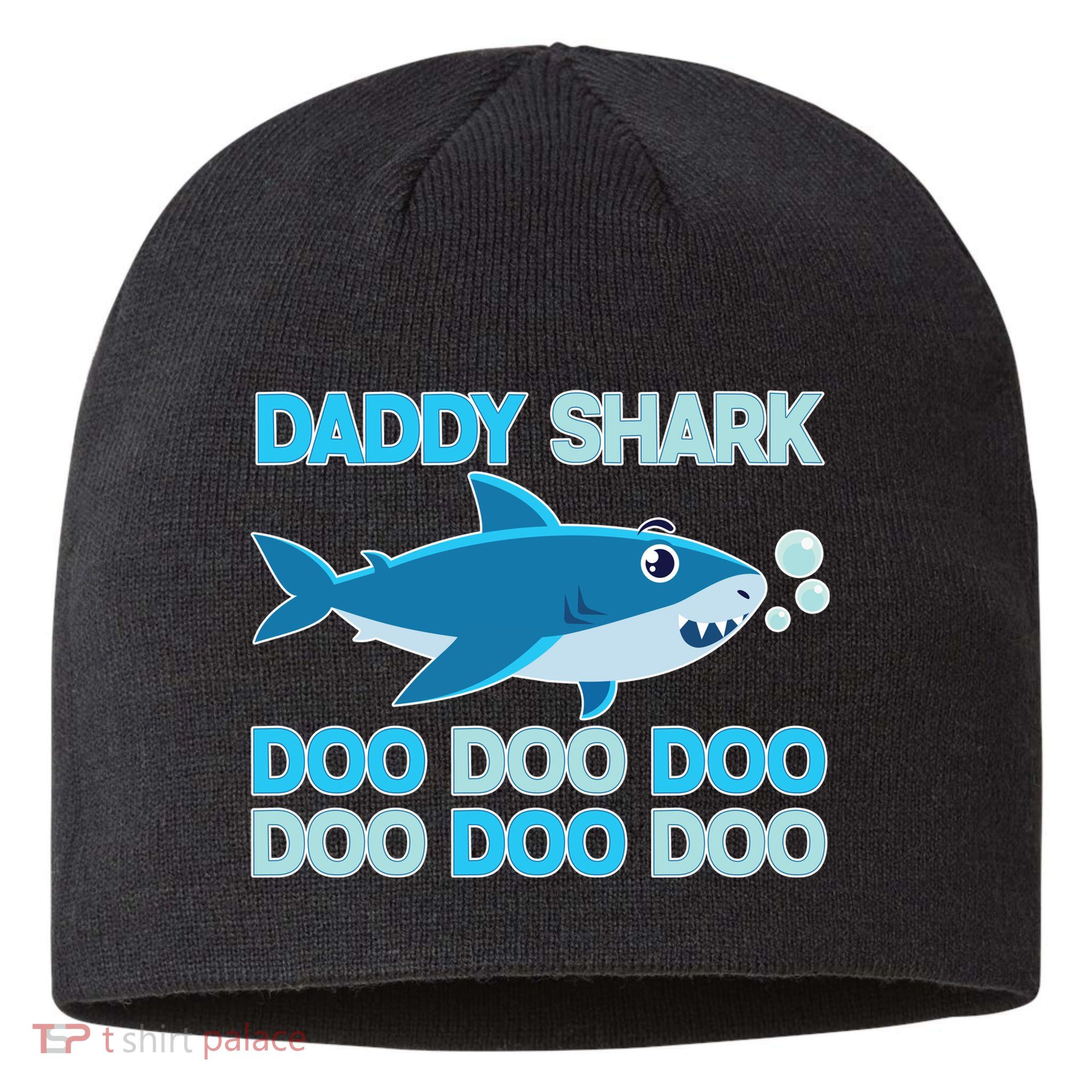 Daddy Shark Doo Doo Doo Funny Sustainable Beanie