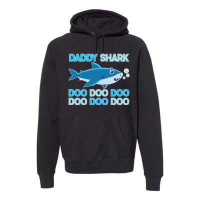 Daddy Shark Doo Doo Doo Funny Premium Hoodie