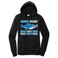 Daddy Shark Doo Doo Doo Funny Women's Pullover Hoodie