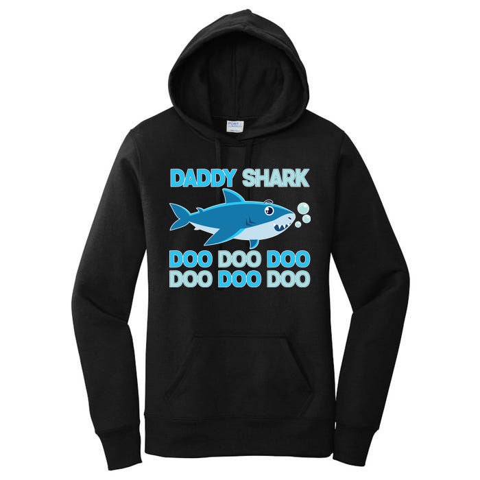 Daddy Shark Doo Doo Doo Funny Women's Pullover Hoodie