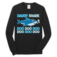 Daddy Shark Doo Doo Doo Funny Tall Long Sleeve T-Shirt