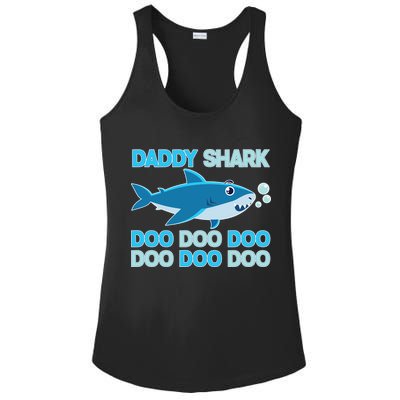 Daddy Shark Doo Doo Doo Funny Ladies PosiCharge Competitor Racerback Tank