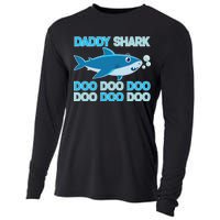 Daddy Shark Doo Doo Doo Funny Cooling Performance Long Sleeve Crew