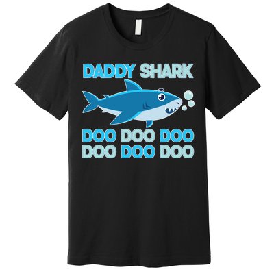 Daddy Shark Doo Doo Doo Funny Premium T-Shirt