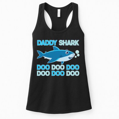Daddy Shark Doo Doo Doo Funny Womens Tank Top