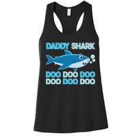 Daddy Shark Doo Doo Doo Funny Women's Racerback Tank