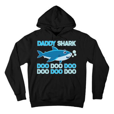 Daddy Shark Doo Doo Doo Funny Tall Hoodie