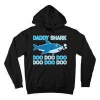 Daddy Shark Doo Doo Doo Funny Tall Hoodie