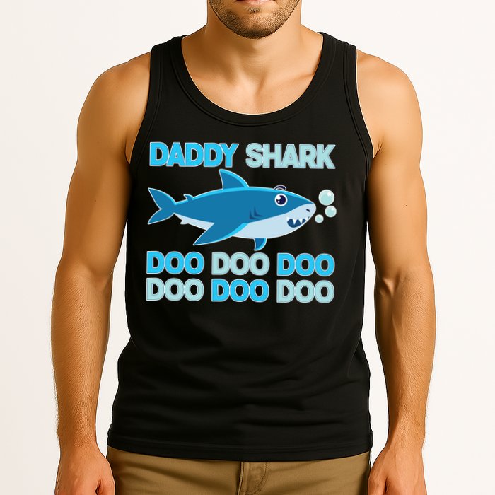 Daddy Shark Doo Doo Doo Funny Tank Top