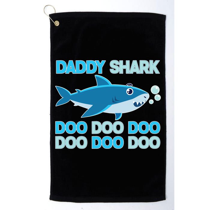 Daddy Shark Doo Doo Doo Funny Golf Towel