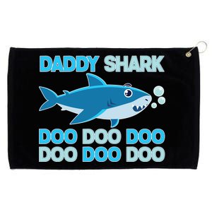 Daddy Shark Doo Doo Doo Funny Grommeted Golf Towel