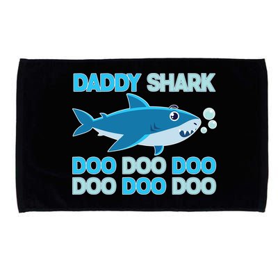 Daddy Shark Doo Doo Doo Funny Microfiber Hand Towel