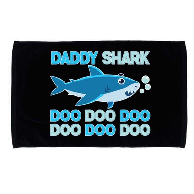 Daddy Shark Doo Doo Doo Funny Microfiber Hand Towel