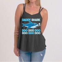 Daddy Shark Doo Doo Doo Funny Women's Strappy Tank