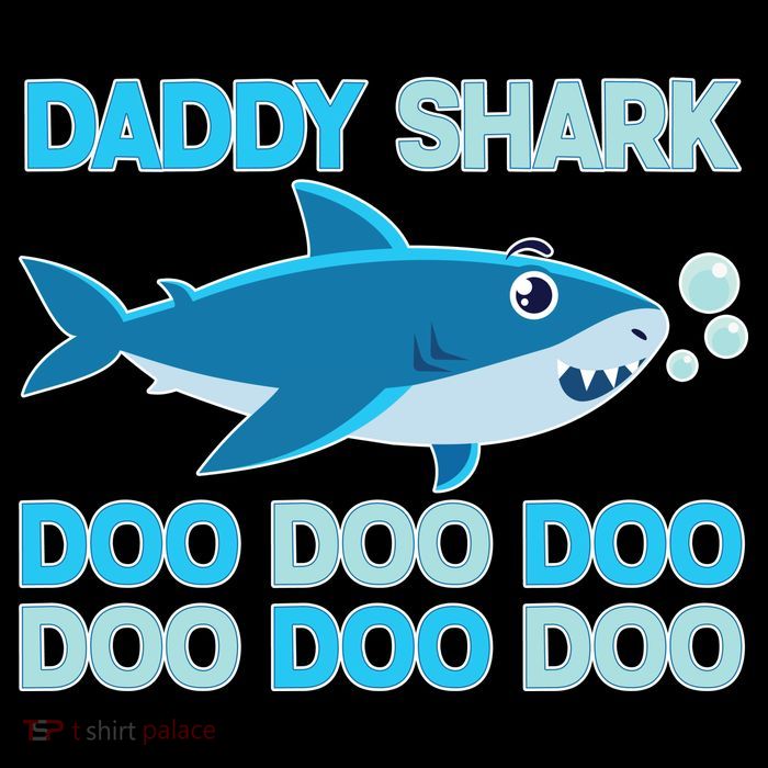 Daddy Shark Doo Doo Doo Funny Crop Top