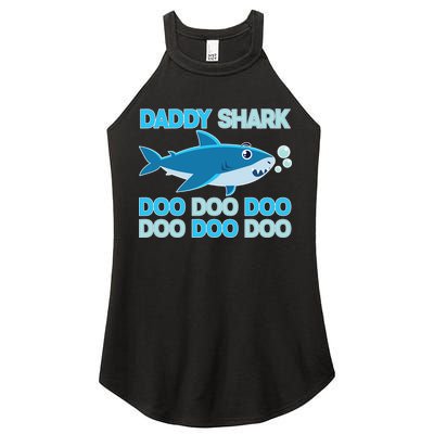 Daddy Shark Doo Doo Doo Funny Women's Perfect Tri Rocker Tank