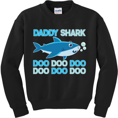 Daddy Shark Doo Doo Doo Funny Kids Sweatshirt