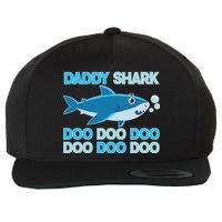 Daddy Shark Doo Doo Doo Funny Wool Snapback Cap