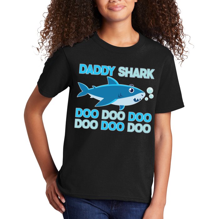 Daddy Shark Doo Doo Doo Funny Kids T-Shirt
