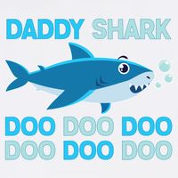 Daddy Shark Doo Doo Doo Funny Garment-Dyed Sweatshirt