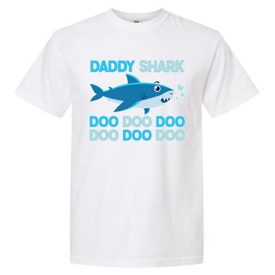 Daddy Shark Doo Doo Doo Funny Garment-Dyed Heavyweight T-Shirt