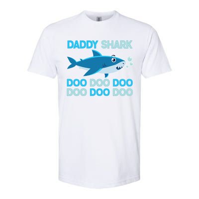 Daddy Shark Doo Doo Doo Funny Softstyle CVC T-Shirt