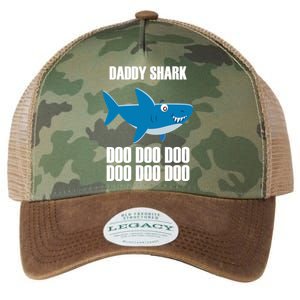 Daddy Shark Funny Cute Legacy Tie Dye Trucker Hat