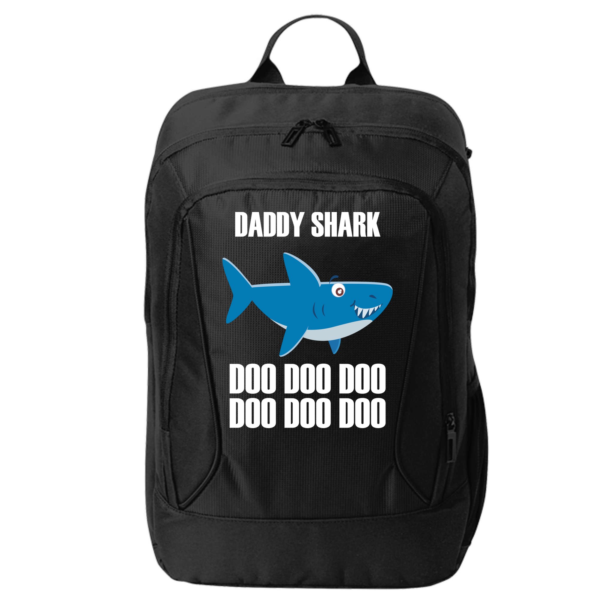 Daddy Shark Funny Cute City Backpack