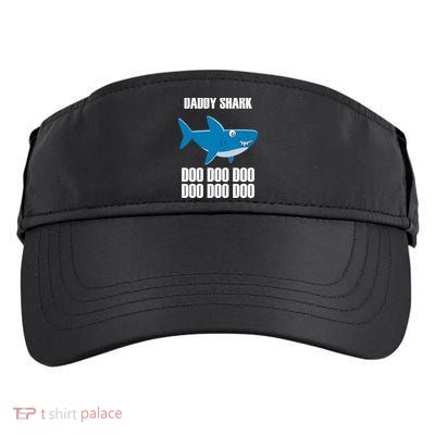 Daddy Shark Funny Cute Adult Drive Performance Visor